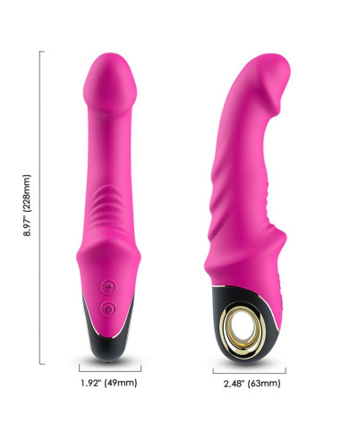 ARMONY - JOYBLADE DILDO VIBRUOJAMAS ROTATORIUS FUKSIJOS SPALVOS