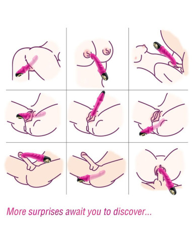 ARMONY - JOYBLADE DILDO VIBRATOR ROTATOR FUCHSIA