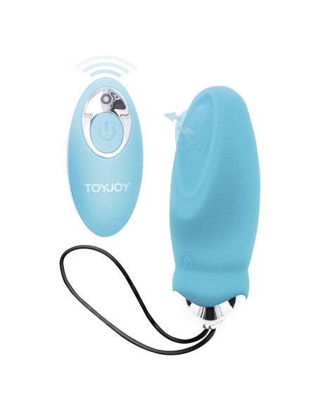 TOYJOY - LAIMĖ, TAIGI IŠPARDAVIMAS, NUOTOLINIO VALDYMO VIBRATORIUS, MĖLYNAS