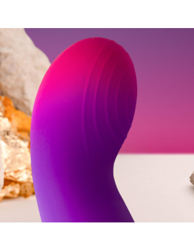 „ROCKS-OFF“ – ŠVYTINČIOS MERGINOS VIBRACIJOS DISKRETIŠKAS VIOLETINIS G-SPOT VIBRATORIUS APARATAS