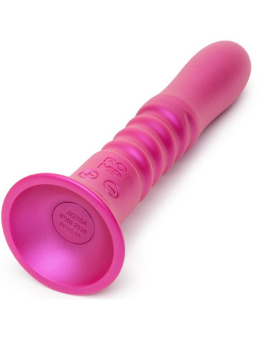 ROMP - JIGGLE UP AND DOWN VIBRATOR WITH PINK SUCTION CUP