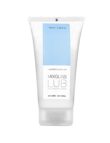 MIXGLISS - NATŪRALUS VANDENS PAGRINDU PAGAMINTAS LUBRIKANTAS 150 ML