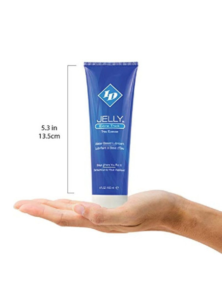 ID JELLY - vandens pagrindu pagamintas lubrikantas, ypač storas kelioninis tūbelė, 120 ml