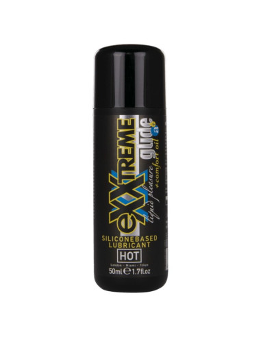 HOT - EXXTREME GLIDE SILIKONINIS TEPAVIMAS KOMFORTAS ALIEJUS 50 ML
