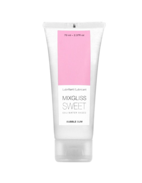 MIXGLISS - vandens pagrindu pagamintas lubrikantas su kramtomosios gumos skoniu 70 ml
