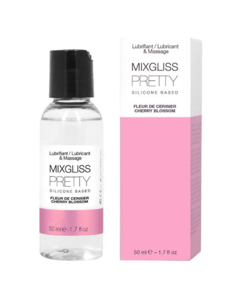 MIXGLISS - GRAŽUS SILIKONINIS VYŠNIŲ ŽIEDŲ LUBRIKANTAS 50 ML