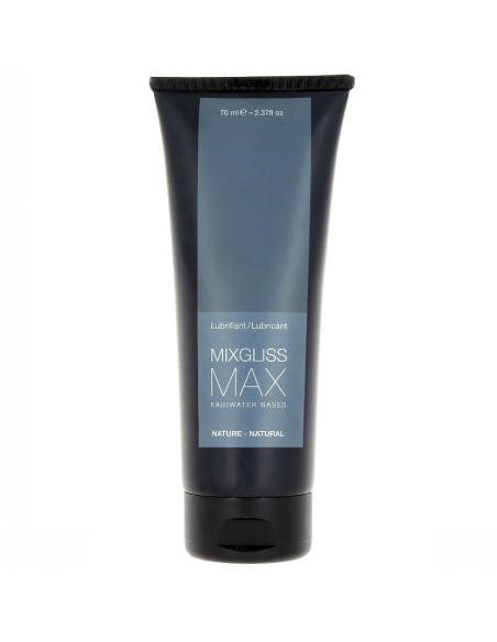 MIXGLISS - MAX NATURAL WATER-BASED ANAL LUBRICANT 70 ML