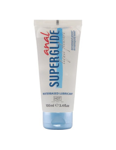 HOT - ANAL SUPERGLIDE SKYSTAS MALONUMO VANDENS PAGRINDU PAGAMINTAS LUBRIKANTAS 100 ML