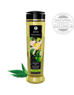 SHUNGA - EKOLOGIŠKAS ŽALIOSIOS ARBATOS MASAŽINIS ALIEJUS 240 ML