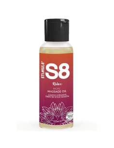STIMUL8 - S8 RELAX žaliosios arbatos masažinis aliejus 125 ml