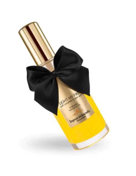 BIJOUX - MASSAGE OIL HEAT EFFECT CARAMEL AROMA