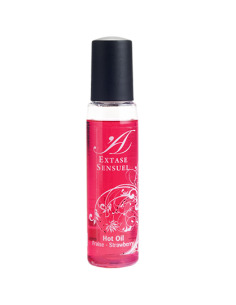 EXTASE SENSUAL - STRAWBERRY STIMULATING OIL HEAT TRIP 35 ML