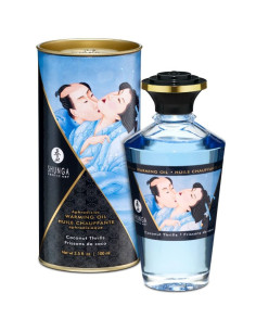 SHUNGA - KOKOSŲ SKONIO ŠILDANTIS MASAŽINIS ALIEJUS 100 ML