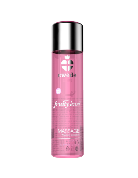 SWEDE - FRUITY LOVE WARMING EFFECT MASSAGE OIL SPARKLING STRAWBERRY WINE 120 ML