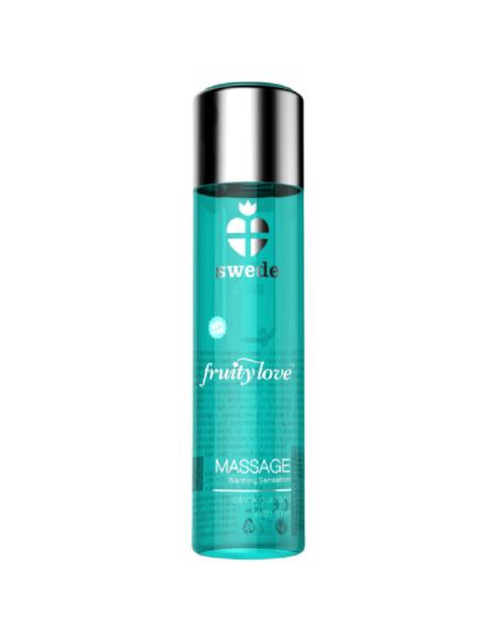 SWEDE - FRUITY LOVE WARMING EFFECT MASSAGE OIL BLACK CURRANT AND LIME 120 ML