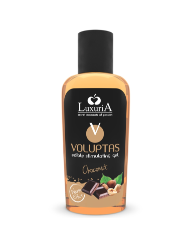 INTIMATELINE LUXURIA - VOLUPTAS EDIBLE MASSAGE GEL WARMING EFFECT - CHOCONUT 100 ML