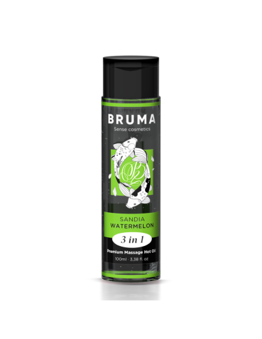 BRUMA - PREMIUM MASSAGE HOT OIL WATERMELON 3 IN 1 - 100 ML