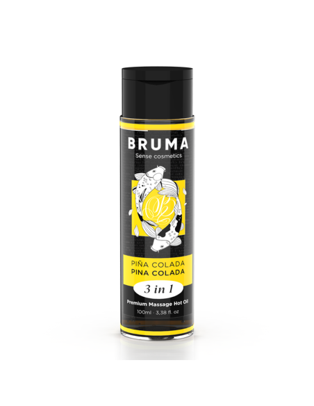 BRUMA - PREMIUM MASSAGE HOT OIL PINA COLADA 3 IN 1 - 100 ML