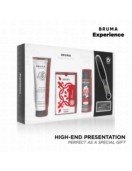 BRUMA XPERIENCE - SALDŽIŲJŲ BRAŠKIŲ GUNDOJIMO RINKINYS SU ORGAZMO STIPRIKLIU