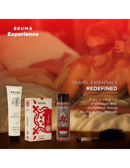 BRUMA XPERIENCE - SALDŽIŲJŲ BRAŠKIŲ GUNDOJIMO RINKINYS SU ORGAZMO STIPRIKLIU