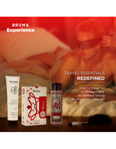 BRUMA XPERIENCE - SALDŽIŲJŲ BRAŠKIŲ VIBROORGASMINIO PAGUNDOMO RINKINYS