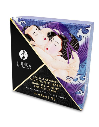 SHUNGA - EGZOTINĖS VIOLETINĖS SKONIO VONIOS DRUSKOS 75 GR