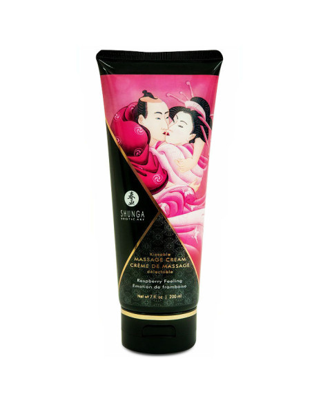 SHUNGA - RASPBERRY MASSAGE CREAM 200 ML