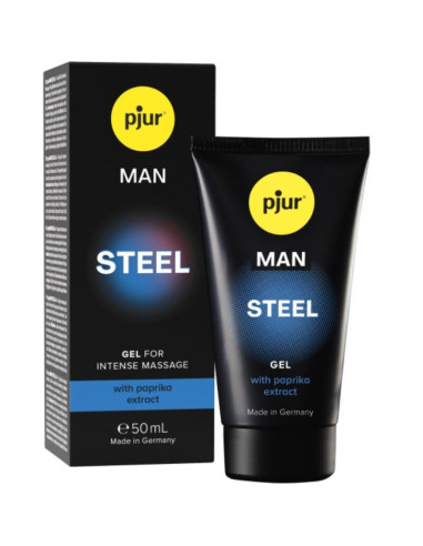 PJUR - MAN STEEL stimuliuojantis gelis 50 ml