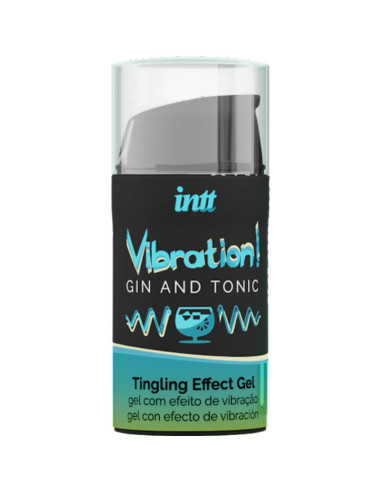 INTT - POWERFUL INTIMATE STIMULANT LIQUID VIBRATOR GEL GIN and TONIC 15ML