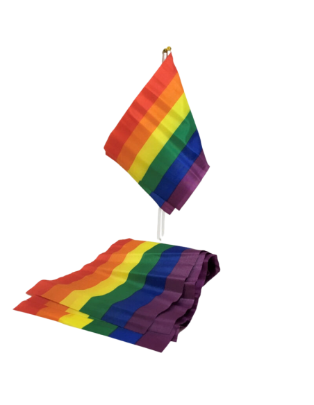 PRIDE – MAŽA LGBT VĖLIAVA SU JUOSTELĖMIS