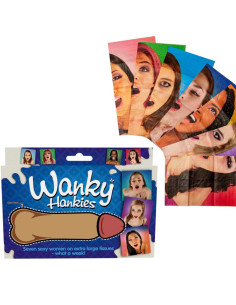 SPENCER and FLEETWOOD - WANKY HANKIES 7 EXTRA LARGE WOMENS HANDKERCHIEFS