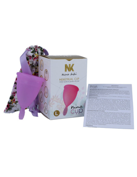 NINA KIKÍ - MENSTRUACINĖ TAURELĖ VIOLETINĖ - L DYDIS