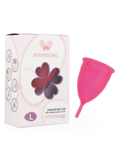 INTIMICHIC - MENSTRUACINĖ TAURELĖ IŠ MEDICININĖS GRŪDĖS SILIKONINĖS - L DYDIS