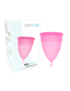 STERCUP - FDA SILICONE MENSTRUAL CUP PINK - SIZE L 2