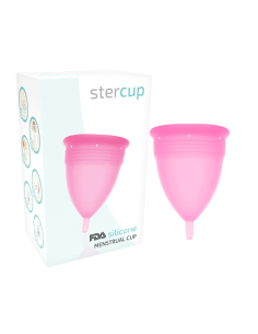 STERCUP - FDA SILICONE MENSTRUAL CUP PINK - SIZE S 2