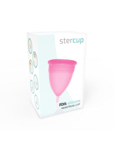 STERCUP - FDA silikoninė menstruacinė taurelė, rožinė - S dydis
