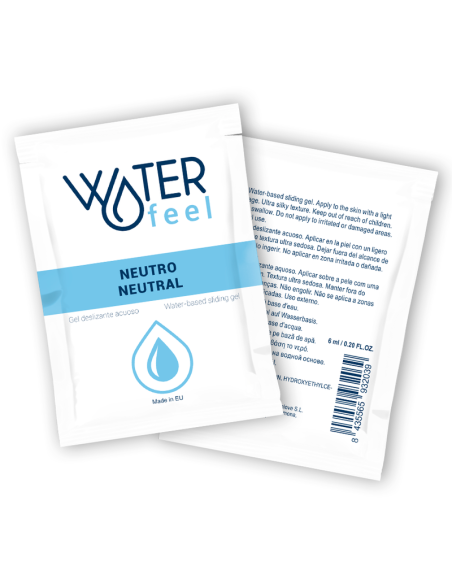 WATERFEEL - NEUTRALUS VANDENS PAGRINDU SLYDANTIS GELIS 6 ML