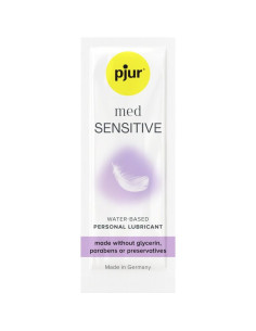 PJUR - MED SENSITIVE GLIDE vandens pagrindo lubrikantas 2 ml