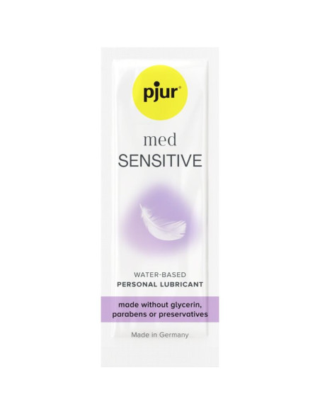 PJUR - MED SENSITIVE GLIDE vandens pagrindo lubrikantas 2 ml