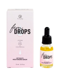 SECRETPLAY - FEM DROPS INTIMUS DRĖKINAMASIS SERUMAS 15 ML