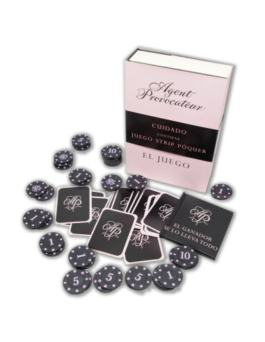 DIABLO PICANTE - GAME STRIP POKER TOKENS AND CARDS
