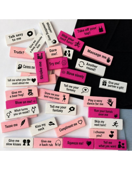 DIABLO PICANTE - BAG OF 16 LOVE BLOCKS - ENGLISH VERSION