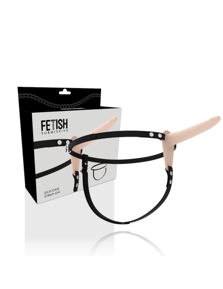 FETISH SUBMISSIVE HARNESS - KŪNO SILIKONINIS 15 CM