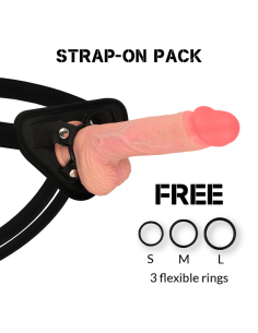 ROCKARMY - HARNESS LIQUID SILICONE PREMIUM SPITFIRE REALISTIC 21 CM -O- 4.62 CM