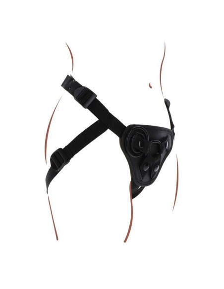GET REAL - STRAP-ON DIRŽAI JUODIE