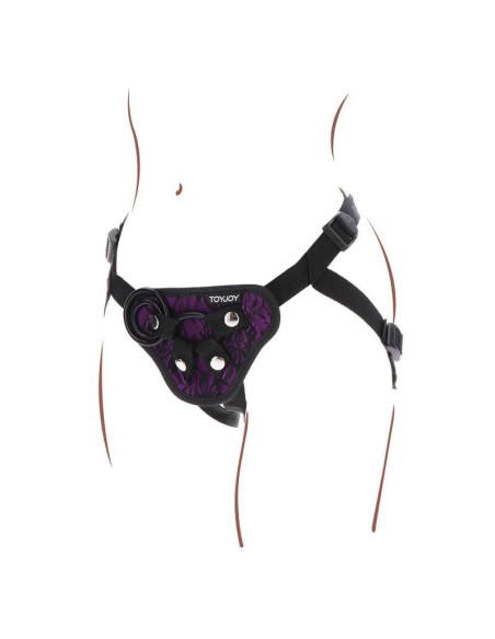 GET REAL - STRAP-ON NĖRINĖTINIAI DIRŽAI VIOLETINIAI