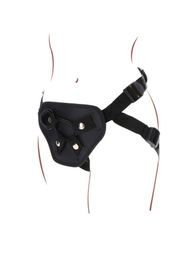 GET REAL - STRAP-ON DELUXE HARNESS BLACK