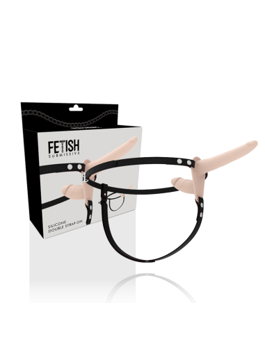 FETISH SUBMISSIVE HARNESS - DOUBLE PENETRATION FLESH