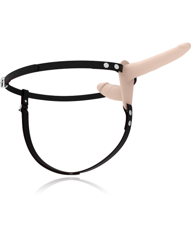 FETISH SUBMISSIVE HARNESS - DVIGUBO ĮSKVERBIMO VIBRATORIUS „FLESH UP“