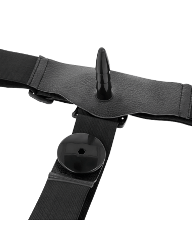 HARNESS ATTRACTION – HARRIS DVIGUBA ĮSKVERBIMO SISTEMA SU VIBRACIJA 18 CM – 3,5 CM